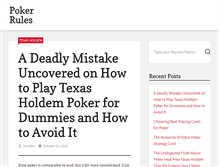 Tablet Screenshot of pokerbluffer.net